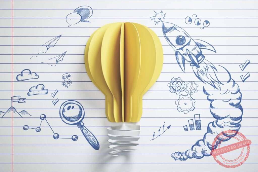 aevo online - ausbildungsmethoden | aevo online glühbirne auf notizpapier als symbol für lernziele
